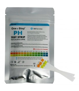 Saliva & Urine pH (tiriamas intervalas 4.5 -9.0) pH nustatymo testas iš seilių ar šlapimo mėginio, pakuotėje 100 vnt.