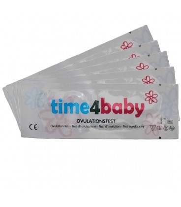 time4baby ovuliacijos testas (jautrumas 10mIU/ml), N1