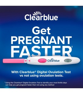 Clearblue skaitmeninis ovuliacijos testas, N1 (30 keičiamų atgalių)
