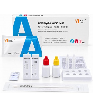 Pakuotė testų chlamidijų tyrimui namuose atlikti (2 vnt., moterims ir vyramas)