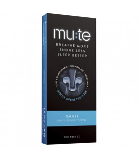 Kvėpavimą per nosį palengvinančių priemonių MUTE rinkinys (S, M, L dydis), 3 vnt./pak.
