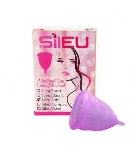 Daugkartinio naudojimo menstruacinė taurelė "SILEU Soft" (dydis - S)