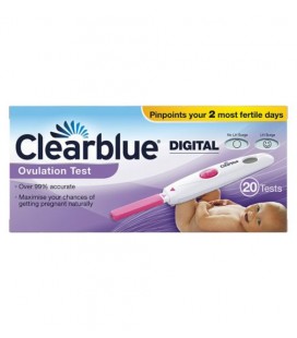 Clearblue skaitmeninis ovuliacijos testas, N1 (20 keičiamų atgalių)